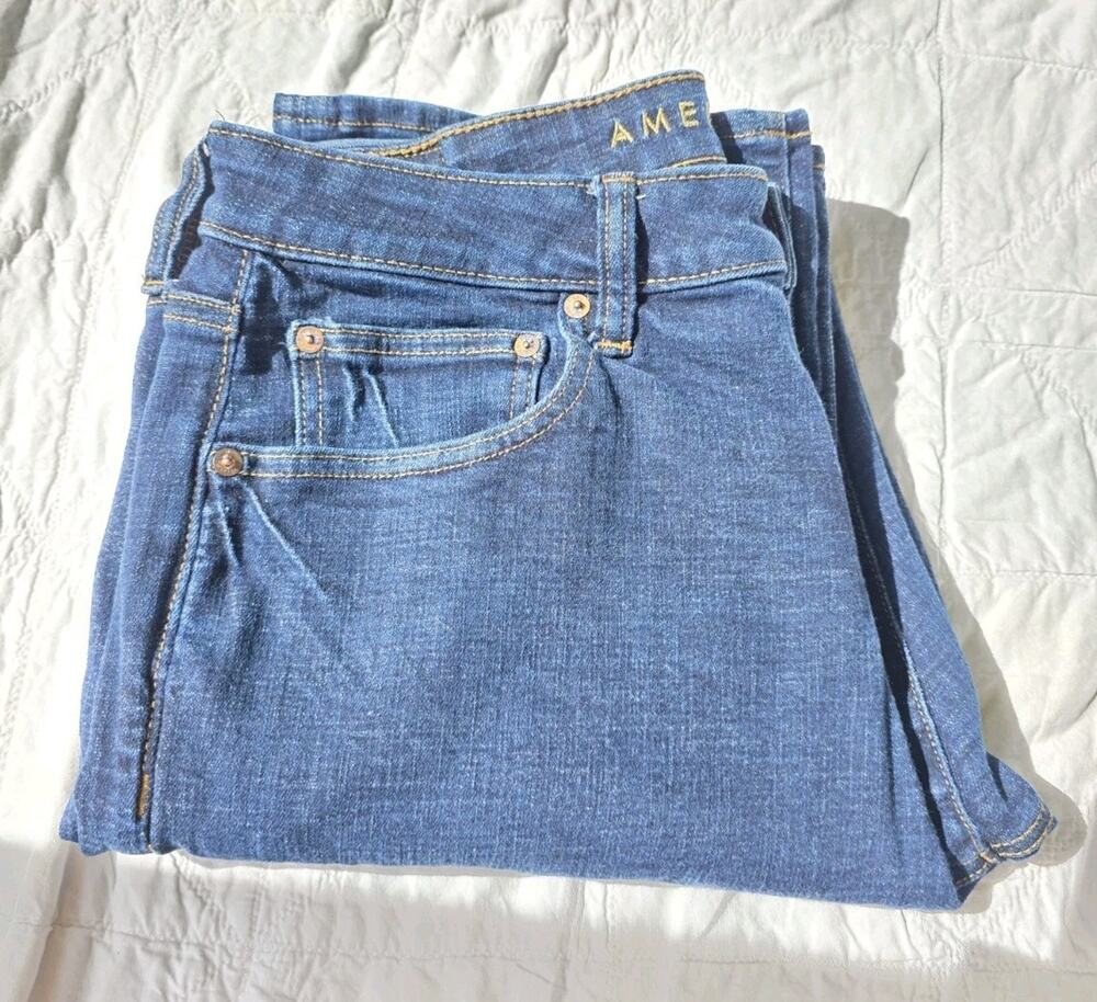 American Eagle Next Level Flex Men's 34×34 Classic Bootcut Jeans Medium Wash